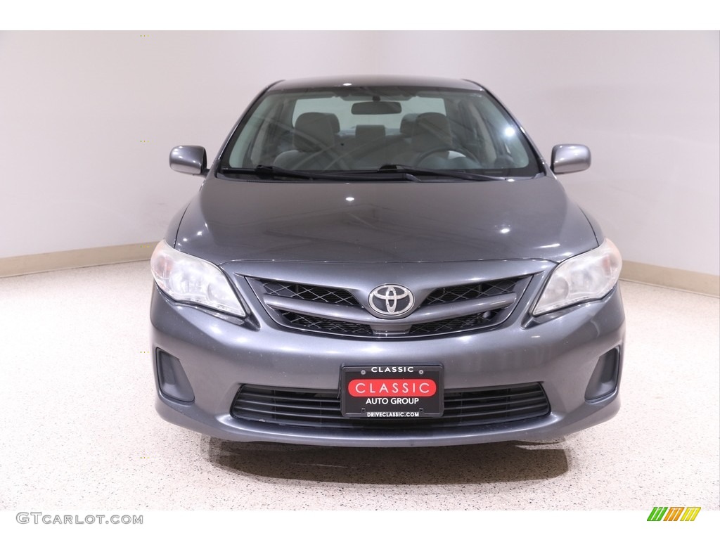 2011 Corolla LE - Magnetic Gray Metallic / Ash photo #2