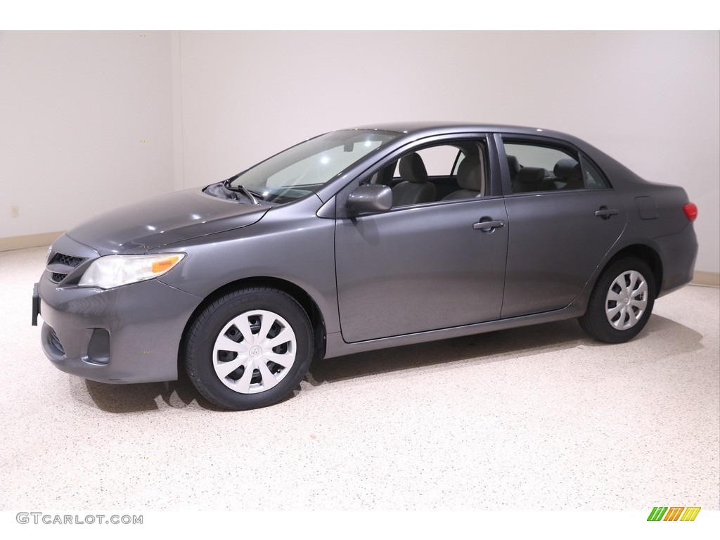 2011 Corolla LE - Magnetic Gray Metallic / Ash photo #3