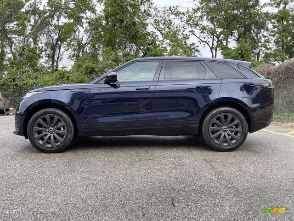 Portofino Blue Metallic 2021 Land Rover Range Rover Velar R-Dynamic S Exterior Photo #141681685