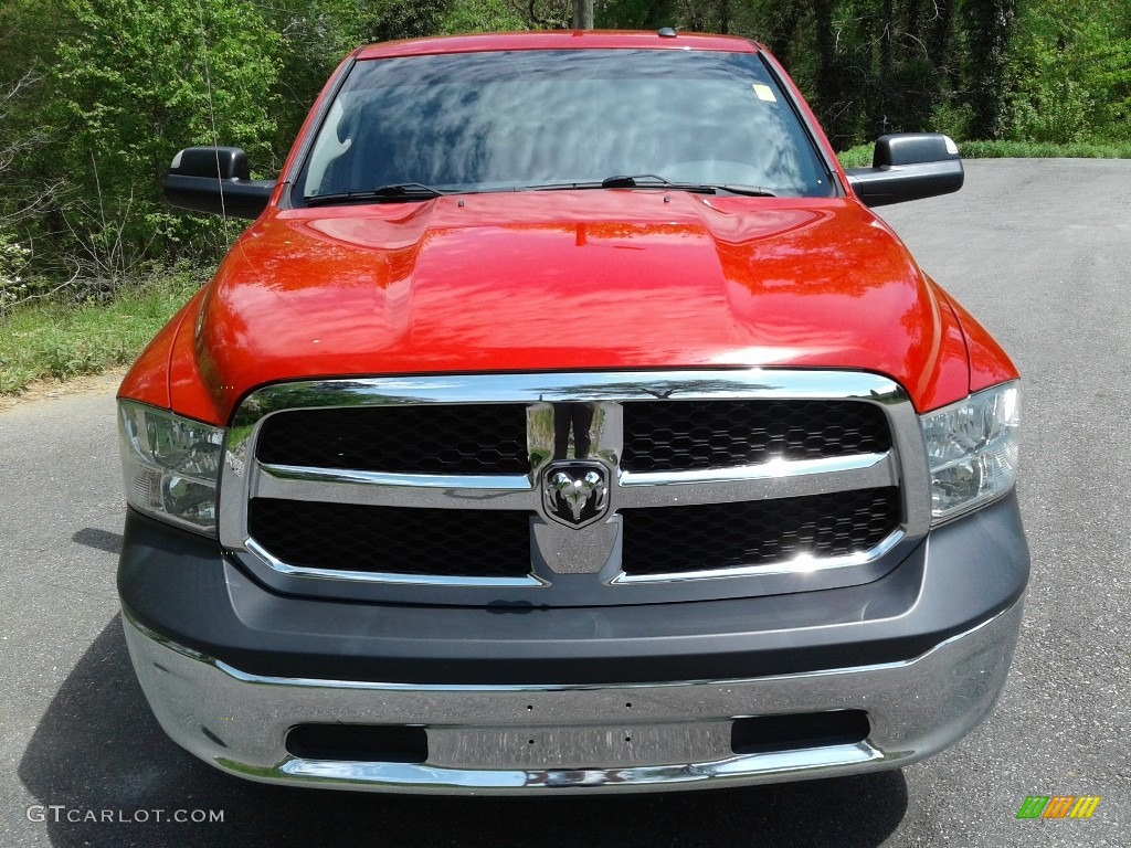 2017 1500 Express Crew Cab - Flame Red / Black/Diesel Gray photo #3