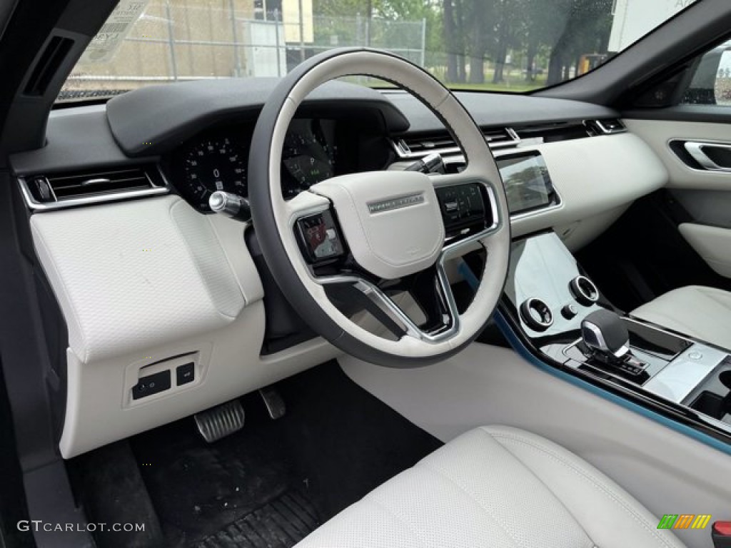 2021 Land Rover Range Rover Velar R-Dynamic S Light Oyster Dashboard Photo #141682048