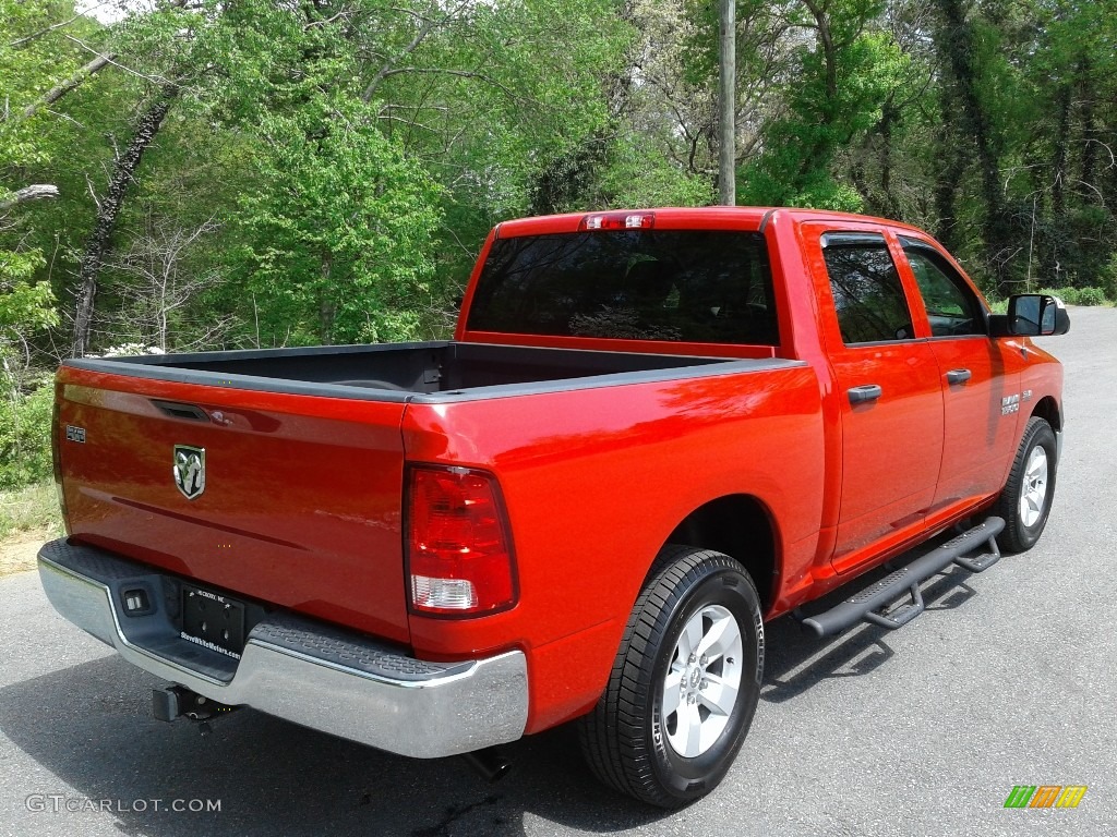 2017 1500 Express Crew Cab - Flame Red / Black/Diesel Gray photo #6