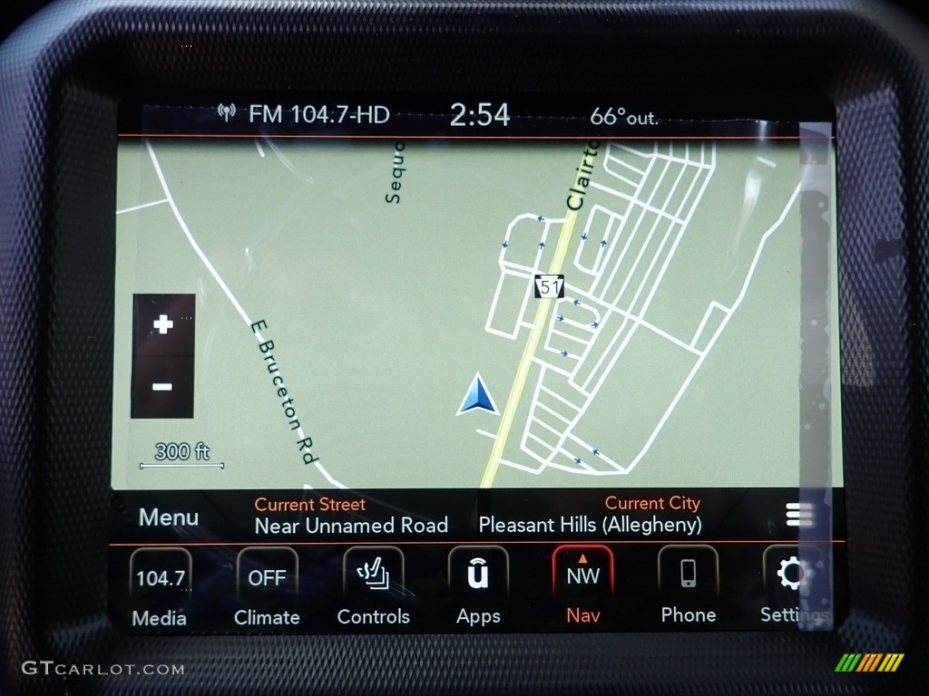 2021 Jeep Wrangler Unlimited Sahara 4xe Hybrid Navigation Photo #141682107