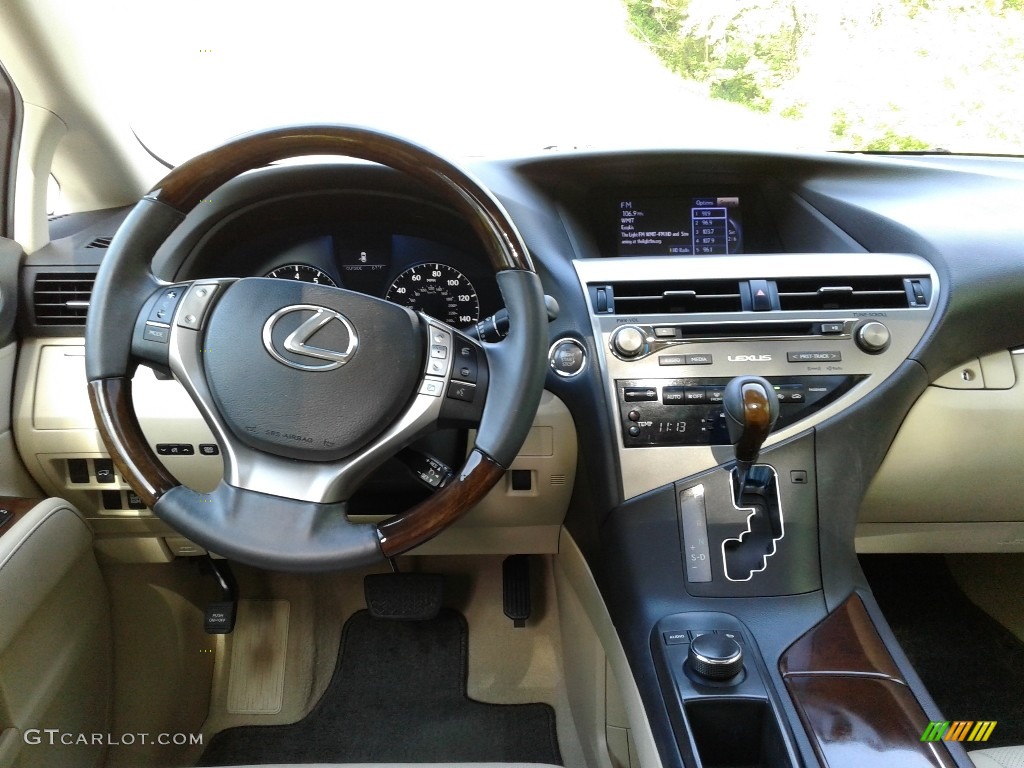 2015 Lexus RX 350 Parchment Dashboard Photo #141682953