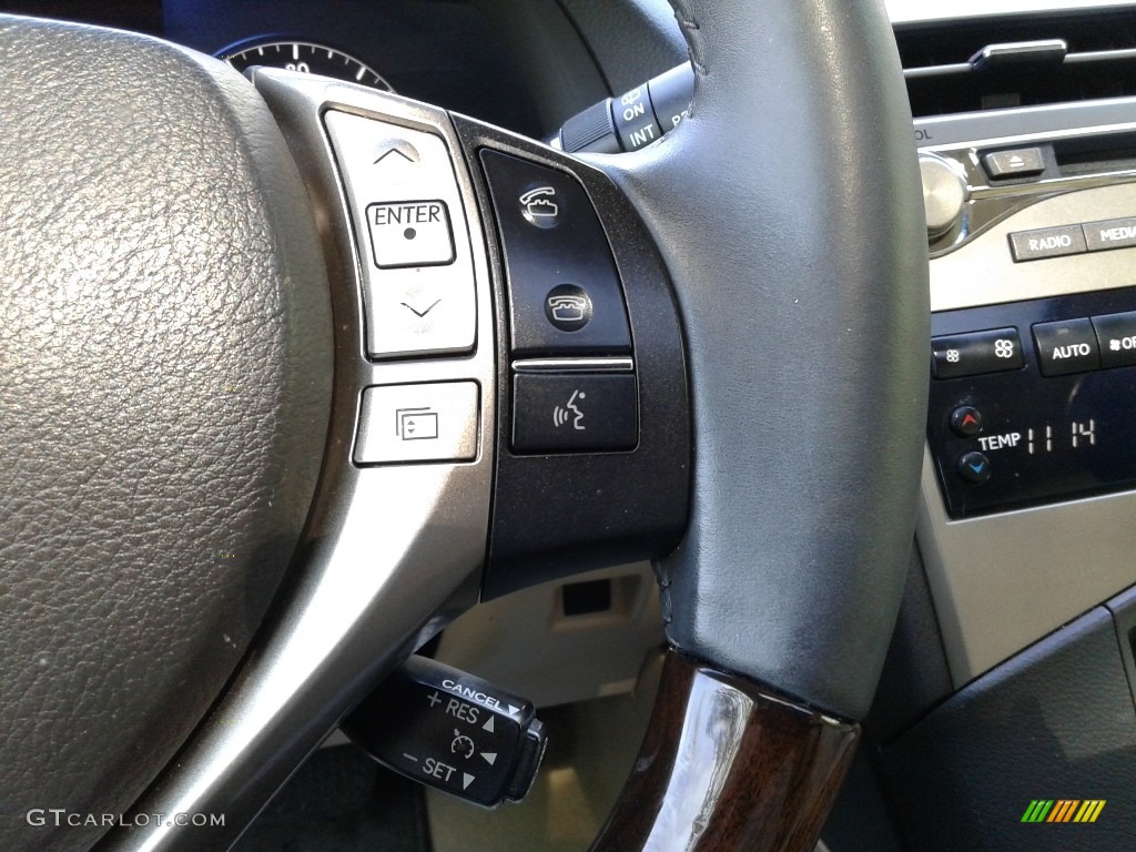 2015 Lexus RX 350 Parchment Steering Wheel Photo #141683021