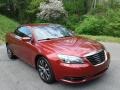 2012 Deep Cherry Red Crystal Pearl Coat Chrysler 200 S Convertible  photo #5