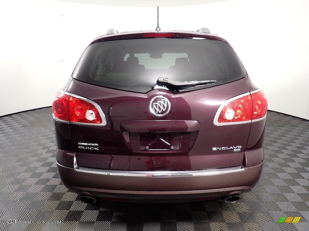 2009 Enclave CXL AWD - Red Jewel Tintcoat / Dark Titanium/Titanium photo #11