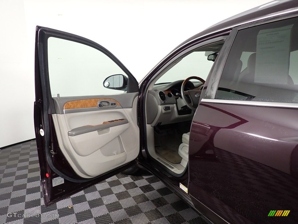 2009 Enclave CXL AWD - Red Jewel Tintcoat / Dark Titanium/Titanium photo #30