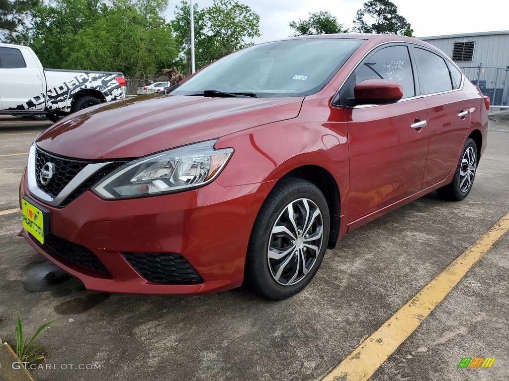 Cayenne Red 2016 Nissan Sentra SV Exterior Photo #141683985