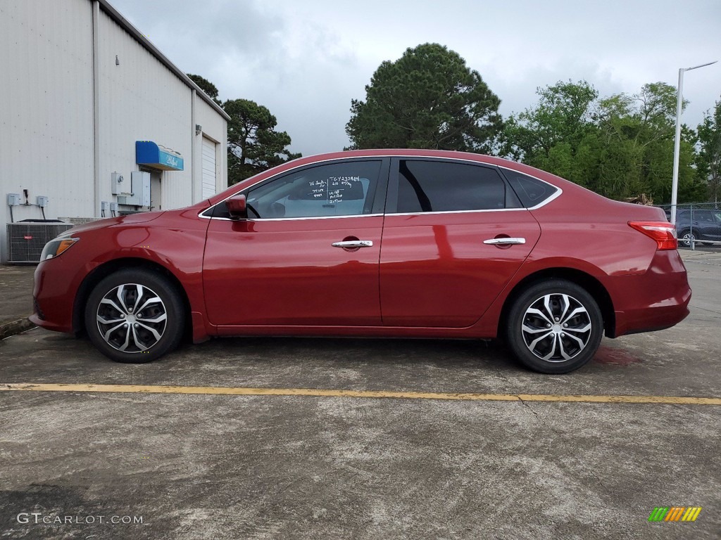 Cayenne Red 2016 Nissan Sentra SV Exterior Photo #141684086