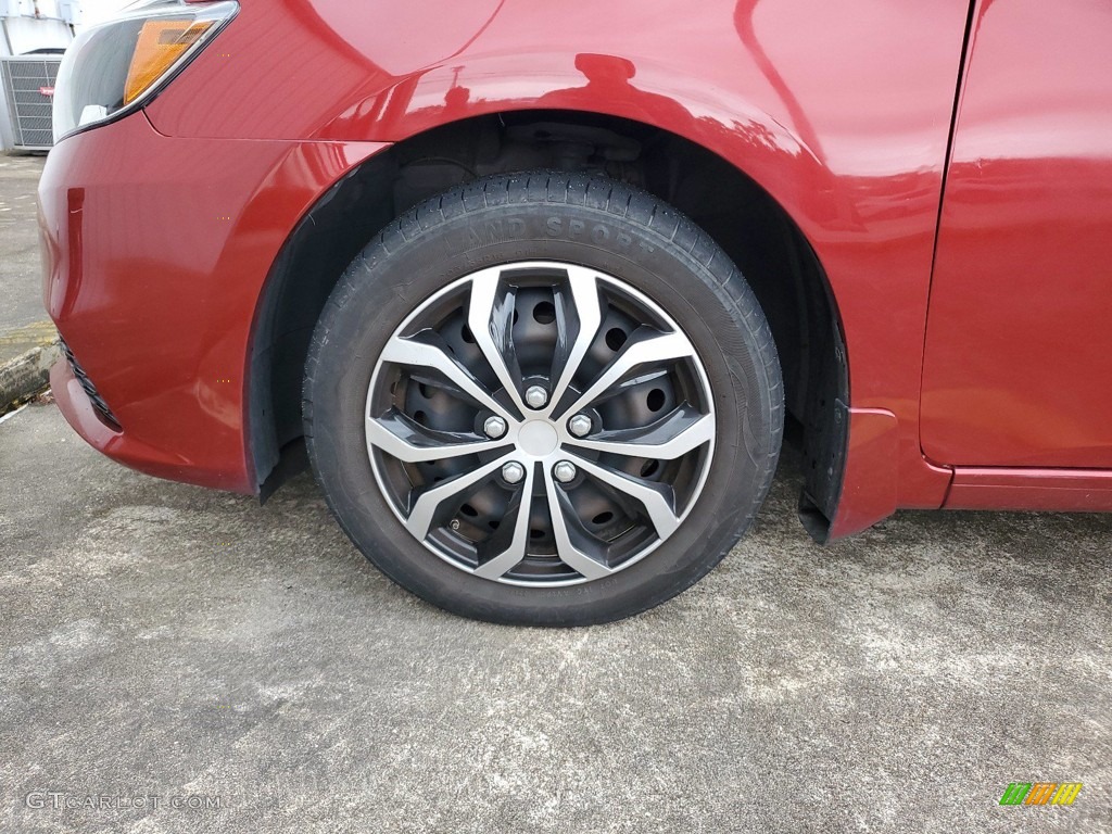 2016 Sentra SV - Cayenne Red / Charcoal photo #10