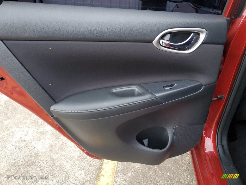 2016 Nissan Sentra SV Charcoal Door Panel Photo #141684477