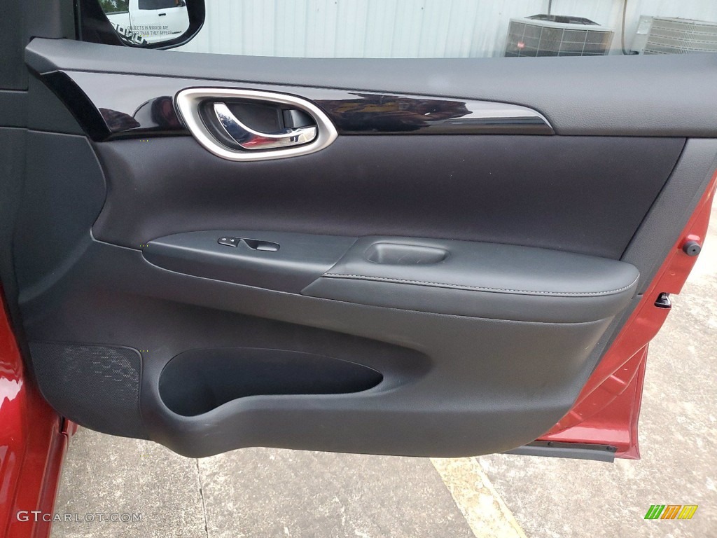 2016 Nissan Sentra SV Charcoal Door Panel Photo #141684536