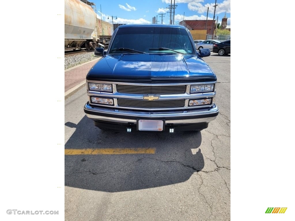 1995 C/K C1500 Extended Cab - Indigo Metallic / Blue photo #9