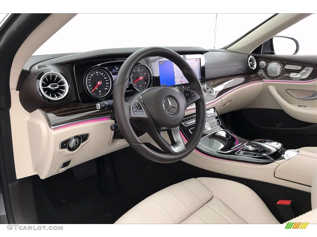 Macchiato Beige/Espresso Brown Interior 2018 Mercedes-Benz E 400 Convertible Photo #141686268