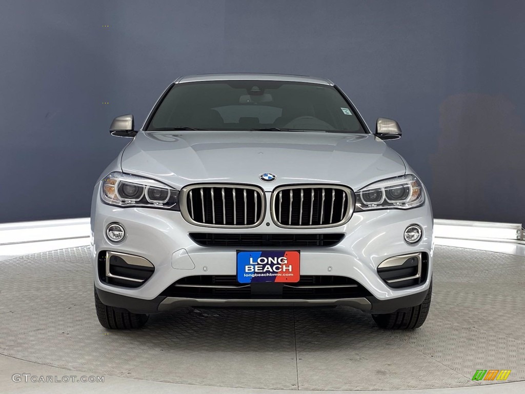 2019 X6 sDrive35i - Glacier Silver Metallic / Black photo #2