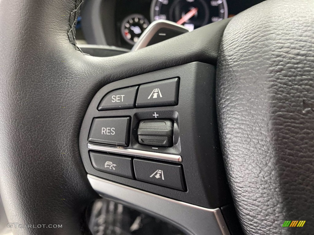 2019 BMW X6 sDrive35i Black Steering Wheel Photo #141687705