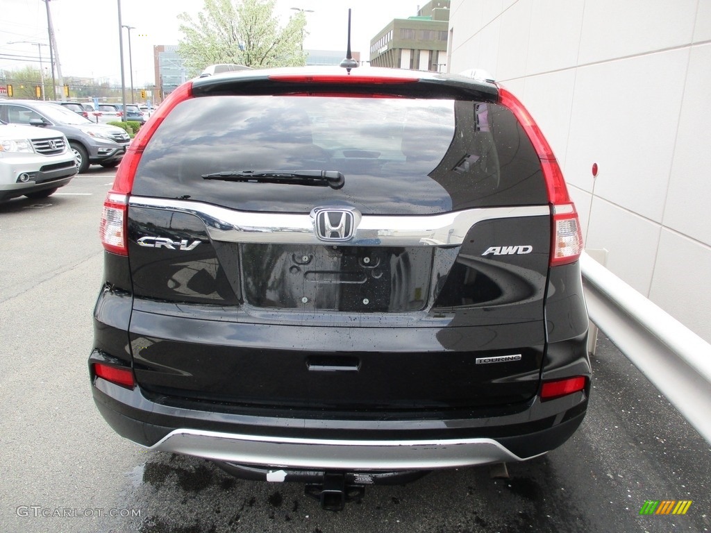 2016 CR-V Touring AWD - Crystal Black Pearl / Black photo #4