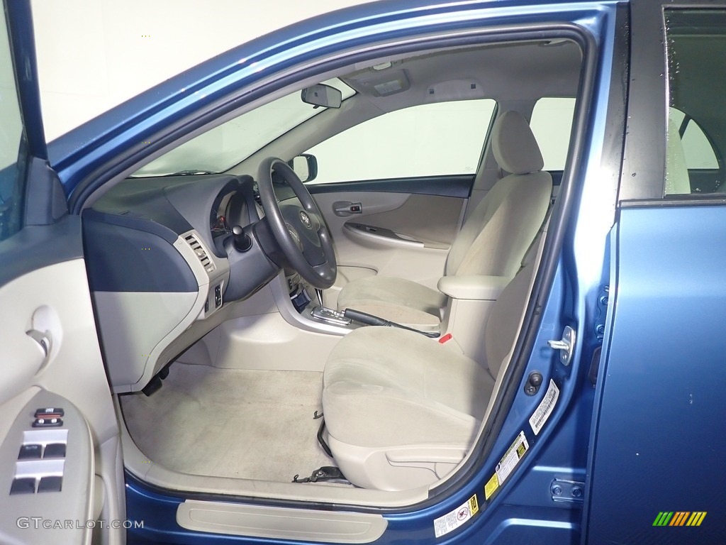 2013 Corolla LE - Nautical Blue Metallic / Bisque photo #21