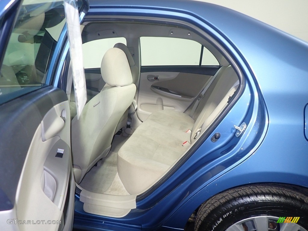 2013 Corolla LE - Nautical Blue Metallic / Bisque photo #34