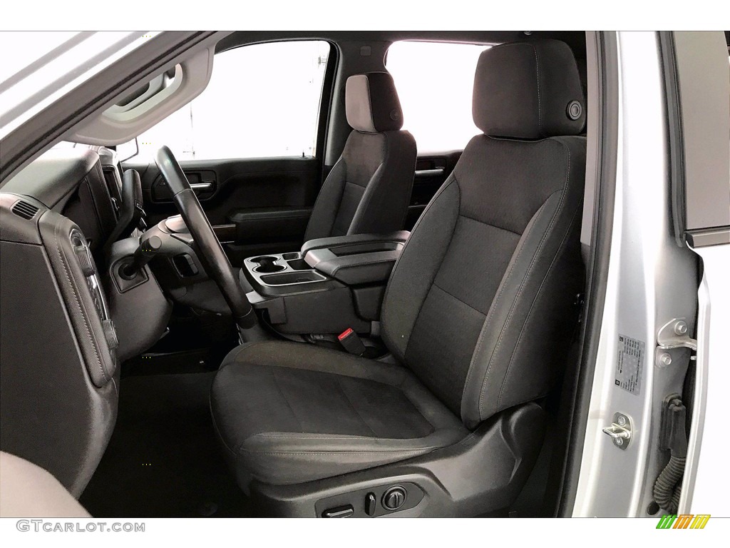 Jet Black Interior 2019 Chevrolet Silverado 1500 LT Crew Cab 4WD Photo #141690954