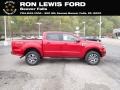Rapid Red Metallic 2021 Ford Ranger Lariat SuperCrew 4x4