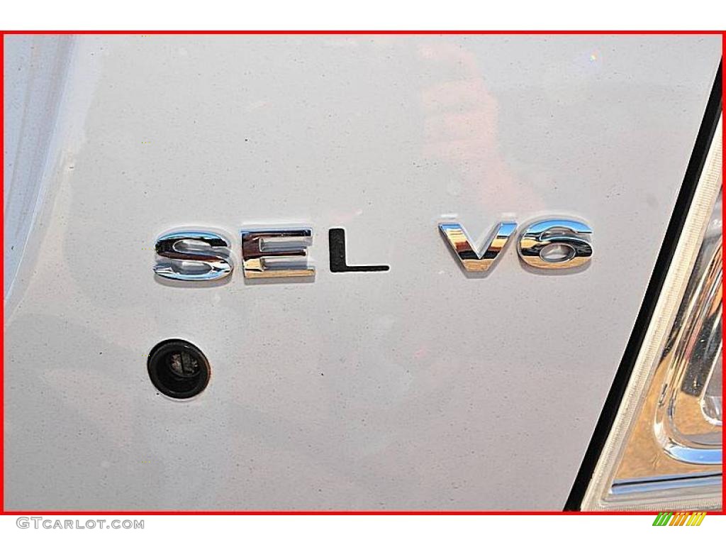 2008 Fusion SEL V6 - White Suede / Camel photo #6