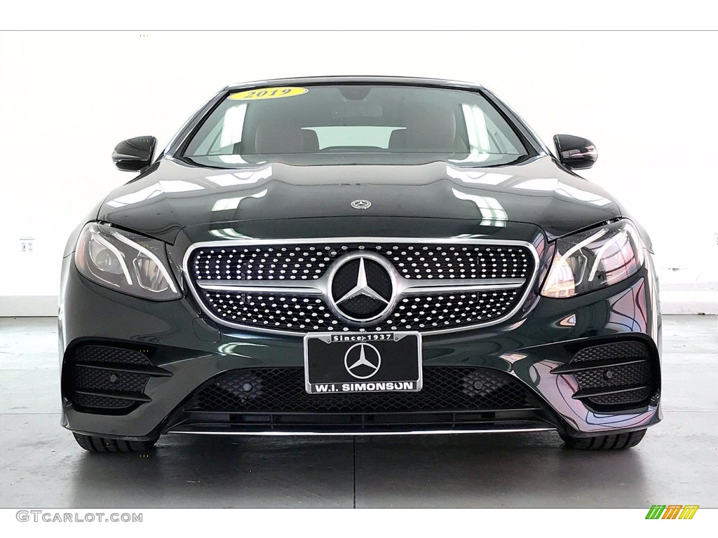 2018 E 400 Convertible - Emerald Green Metallic / Saddle Brown/Black photo #2