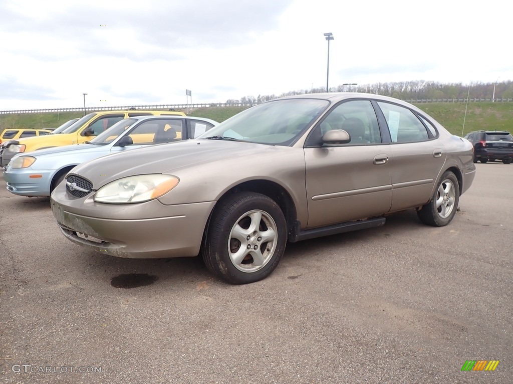 2003 Taurus SES - Arizona Beige Metallic / Medium Parchment photo #7