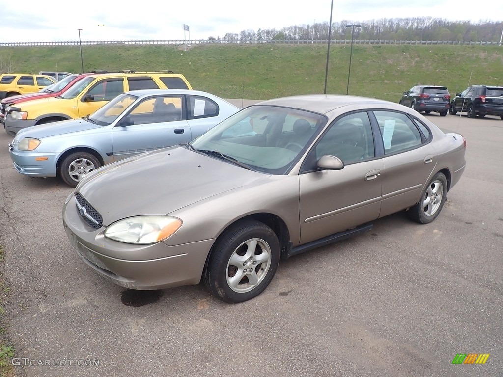 2003 Taurus SES - Arizona Beige Metallic / Medium Parchment photo #8