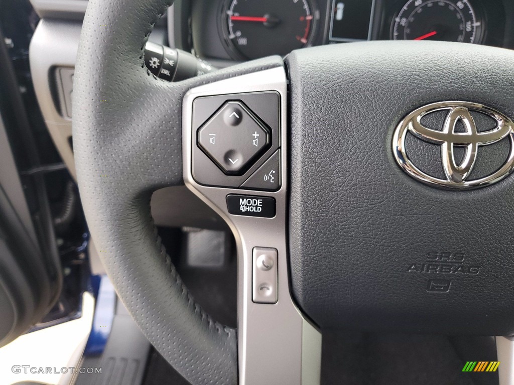 2021 Toyota 4Runner SR5 Premium Black/Graphite Steering Wheel Photo #141692448