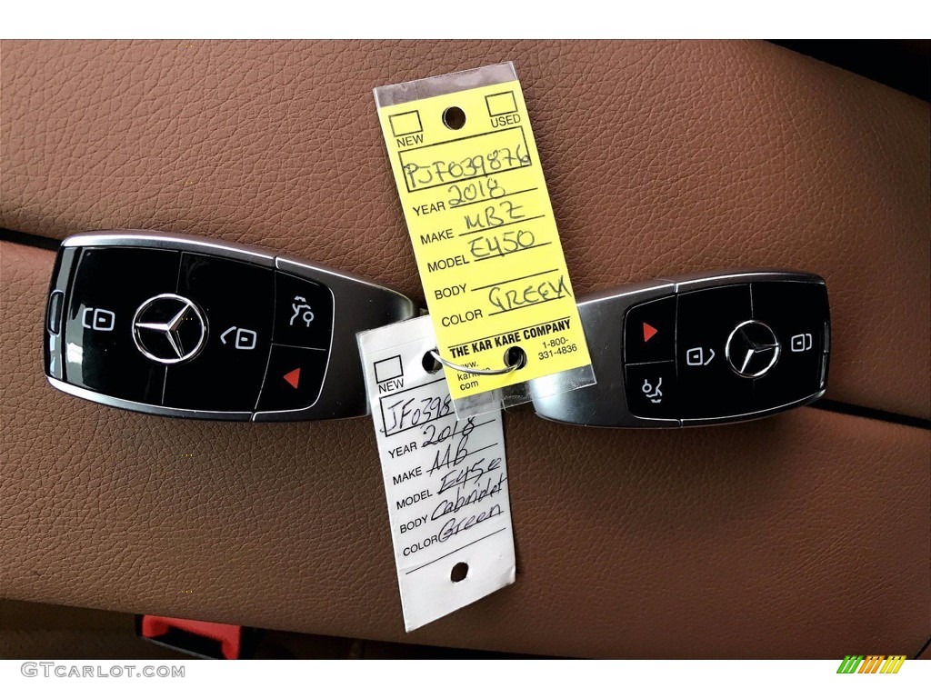 2018 E 400 Convertible - Emerald Green Metallic / Saddle Brown/Black photo #11