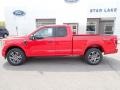 2021 Race Red Ford F150 STX SuperCab 4x4  photo #2