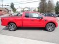 2021 Race Red Ford F150 STX SuperCab 4x4  photo #6