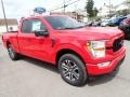 2021 Race Red Ford F150 STX SuperCab 4x4  photo #7