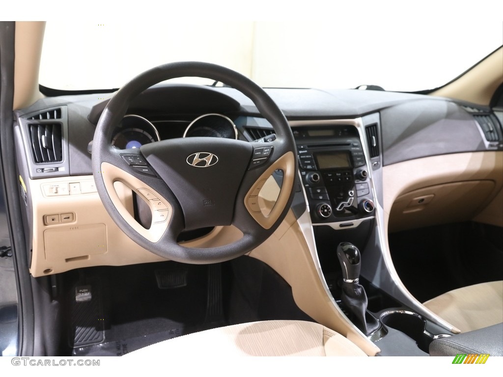 2012 Sonata GLS - Pacific Blue Pearl / Camel photo #6