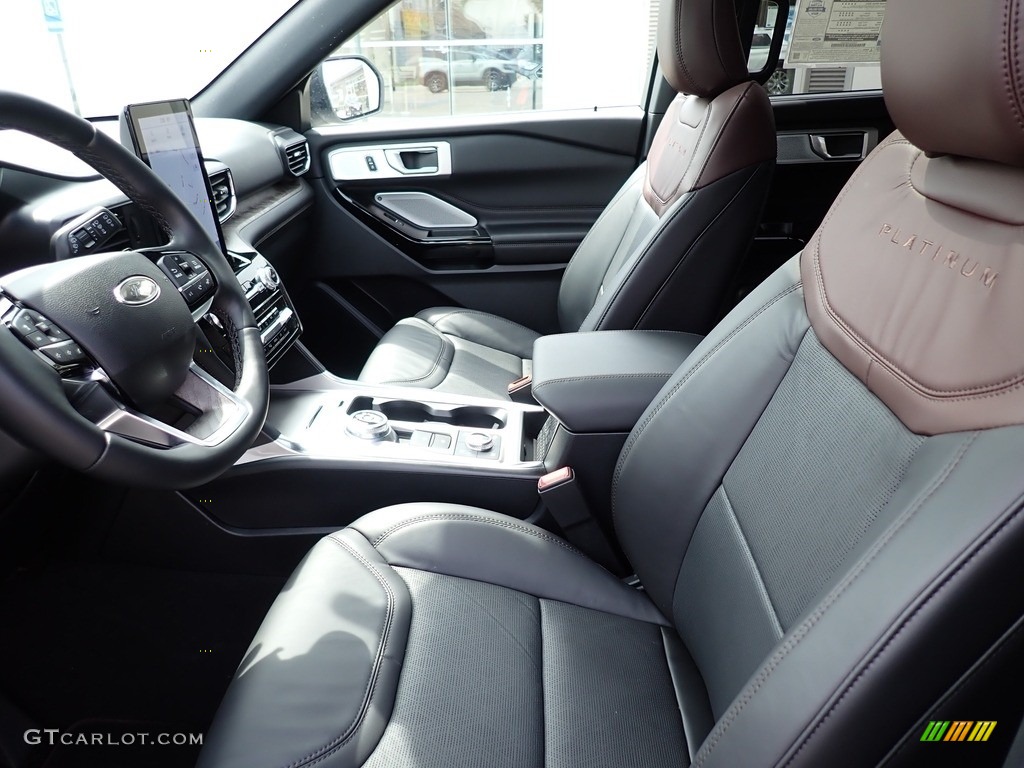 2021 Explorer Platinum 4WD - Star White Metallic Tri-Coat / Ebony photo #10