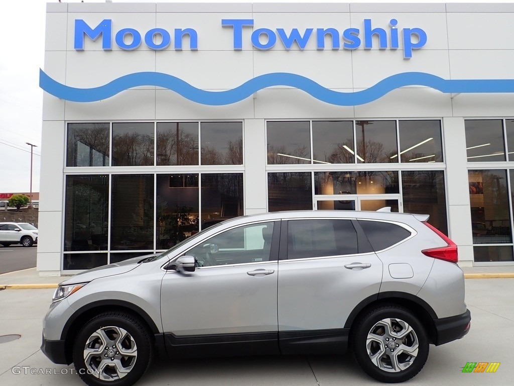 2018 CR-V EX-L AWD - Lunar Silver Metallic / Black photo #1