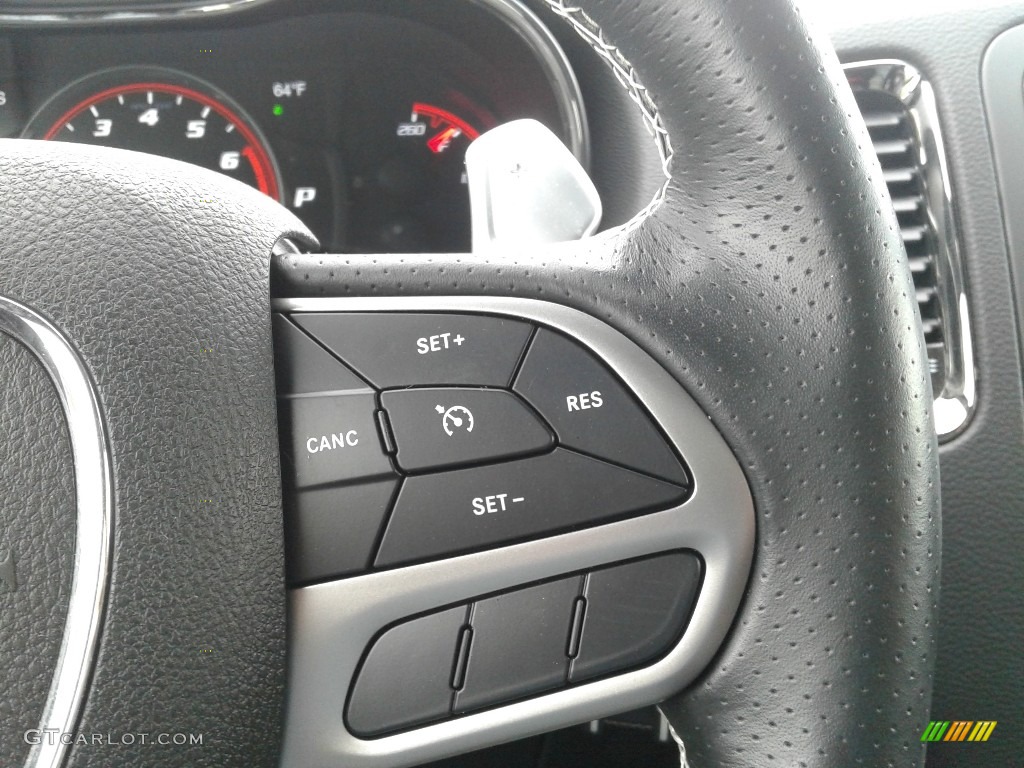 2019 Dodge Durango SRT AWD Black Steering Wheel Photo #141694845