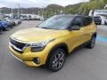 Starbright Yellow 2021 Kia Seltos SX Turbo AWD Exterior