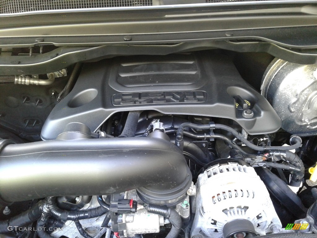 2019 1500 Laramie Crew Cab 4x4 - Maximum Steel Metallic / Mountain Brown/Light Frost Beige photo #11