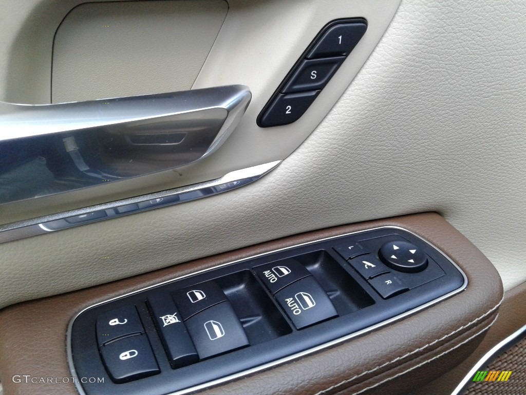 2019 1500 Laramie Crew Cab 4x4 - Maximum Steel Metallic / Mountain Brown/Light Frost Beige photo #13