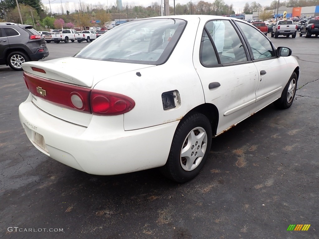 2005 Cavalier Sedan - Summit White / Graphite Gray photo #12