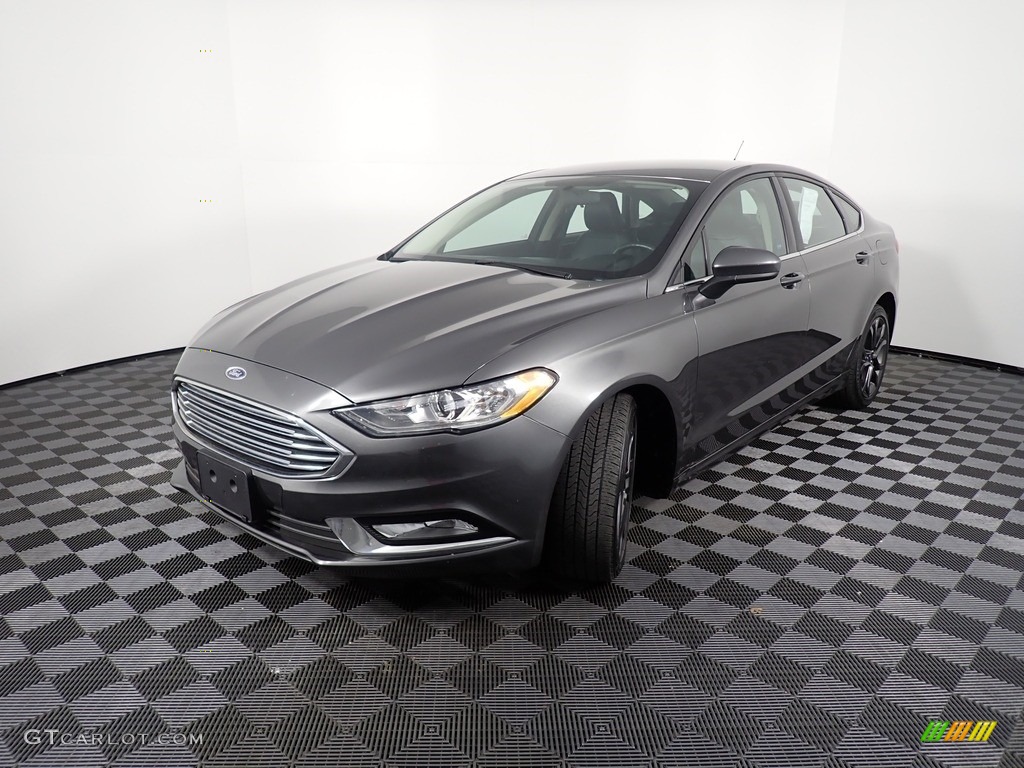 Magnetic 2018 Ford Fusion SE AWD Exterior Photo #141695784