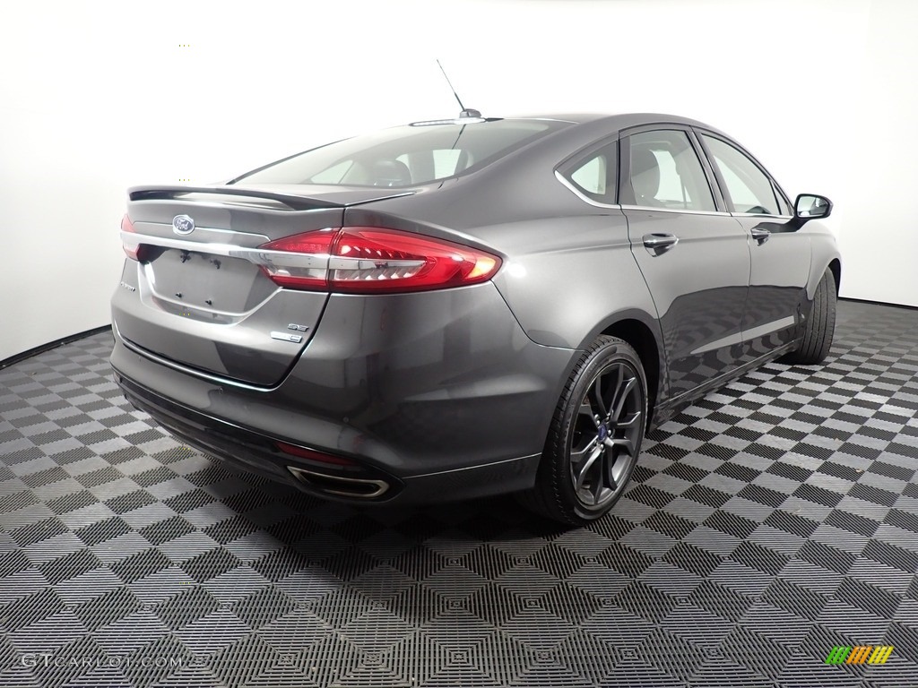Magnetic 2018 Ford Fusion SE AWD Exterior Photo #141695949