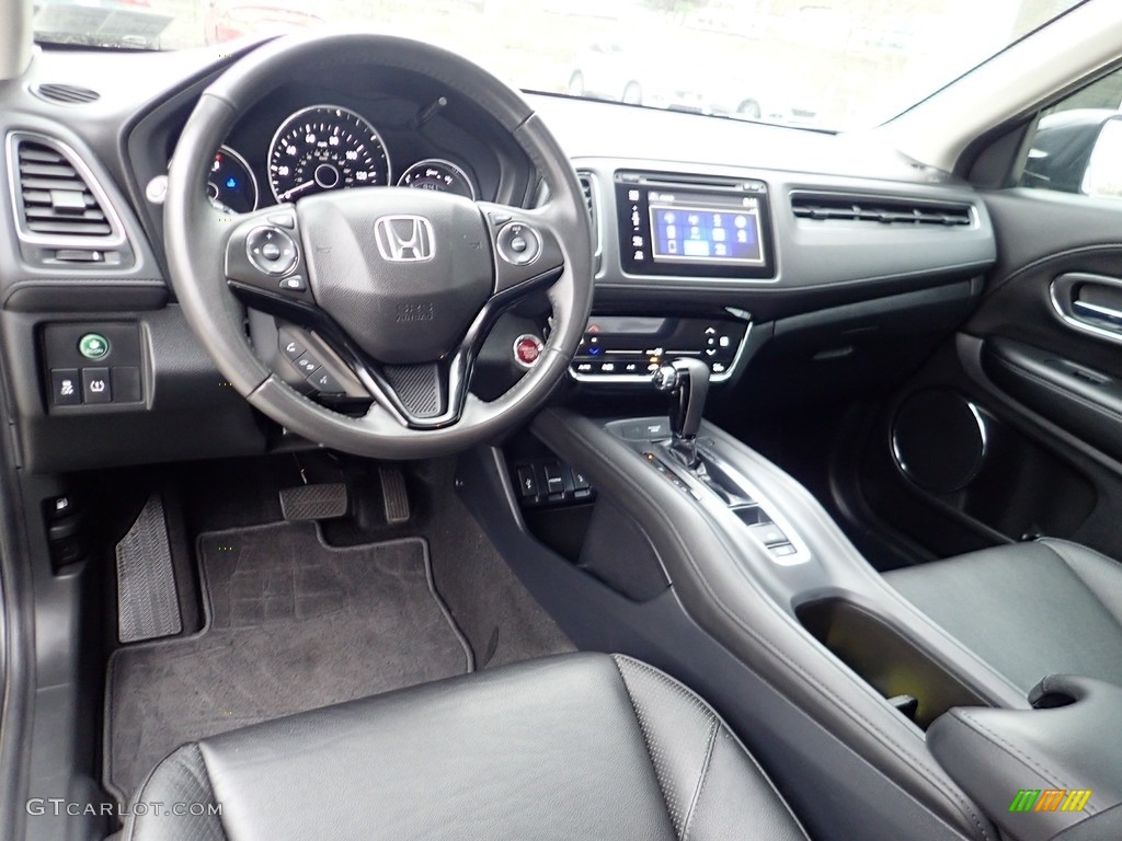 Black Interior 2018 Honda HR-V EX-L AWD Photo #141696508