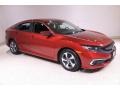 Molten Lava Pearl 2019 Honda Civic LX Sedan
