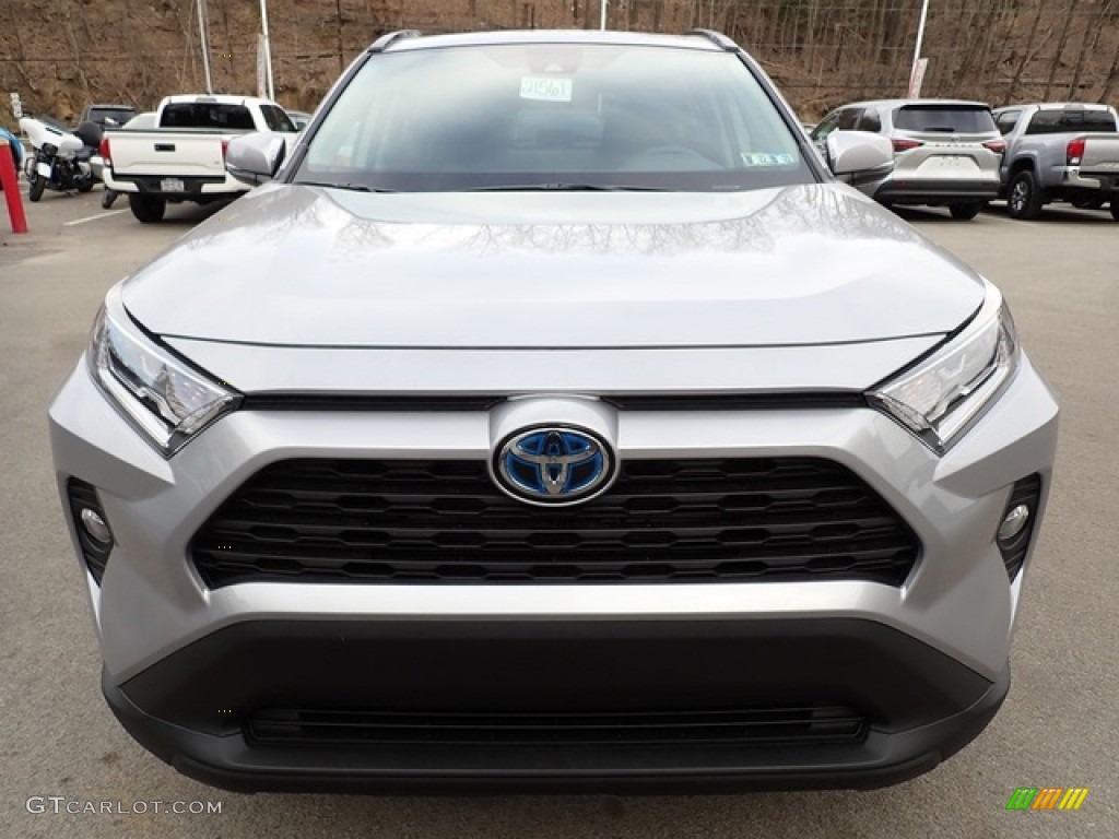 2021 RAV4 XLE AWD Hybrid - Silver Sky Metallic / Black photo #9