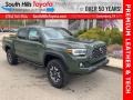 2021 Army Green Toyota Tacoma TRD Off Road Double Cab 4x4  photo #1