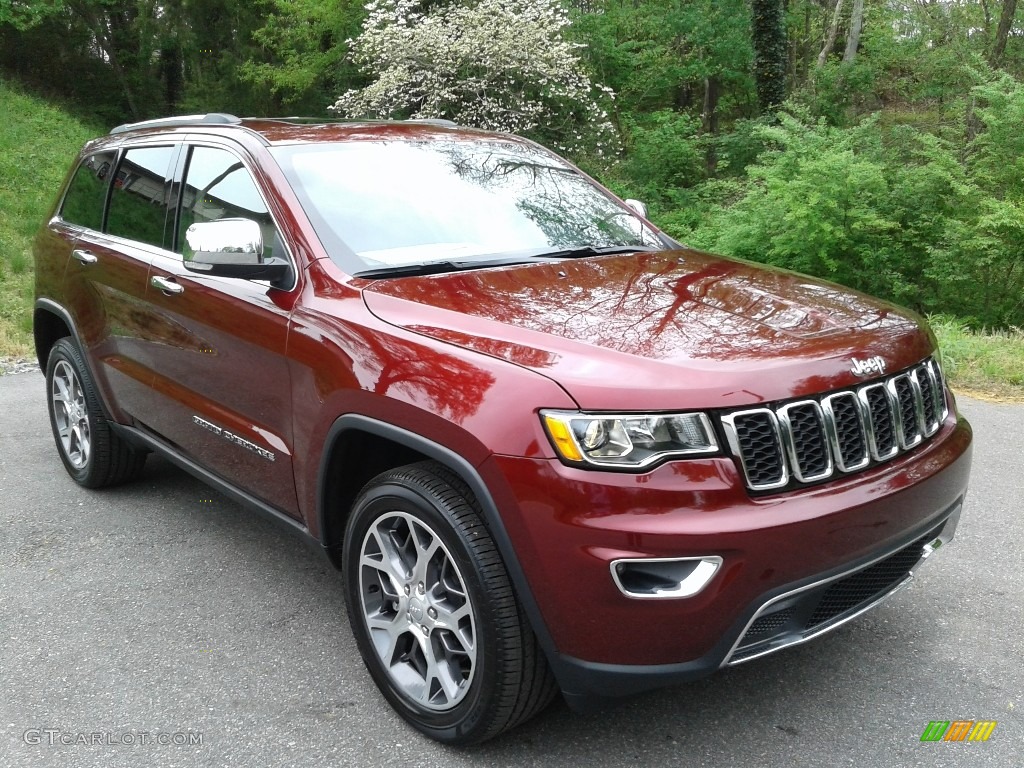 Velvet Red Pearl 2021 Jeep Grand Cherokee Limited 4x4 Exterior Photo #141698913